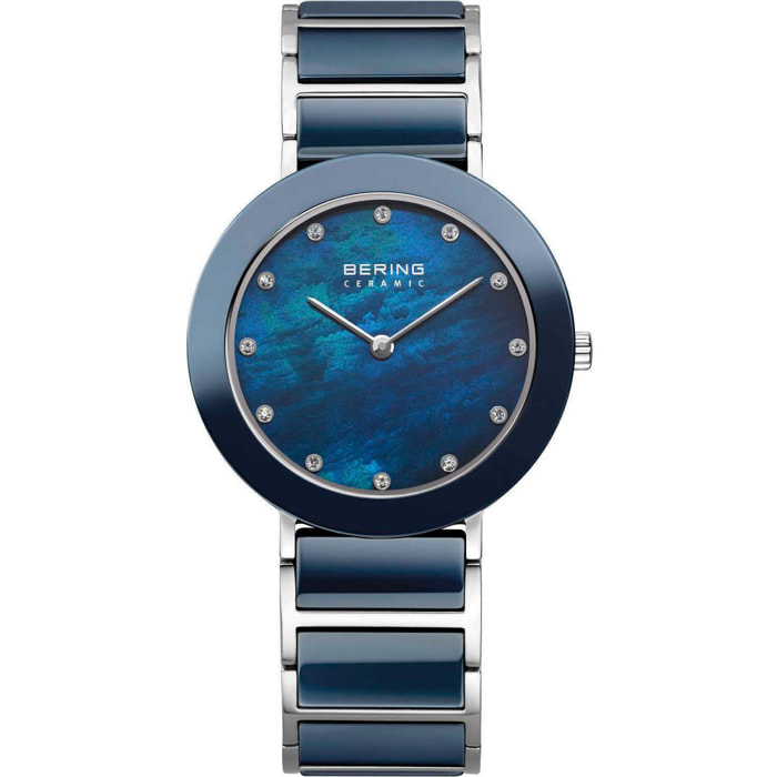 Reloj Bering 11435-787 Mujer Analogico Cuarzo con Correa de Ceramica