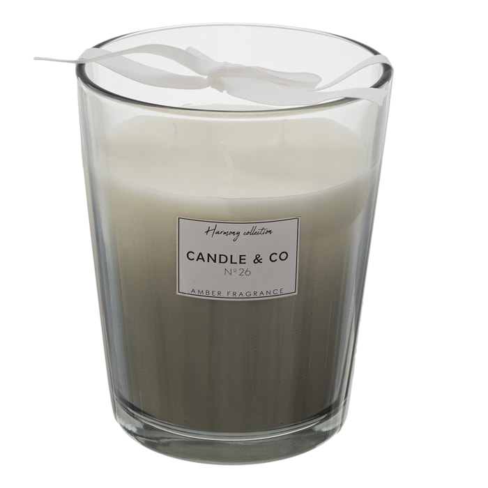 Bougie Parfumee Vase Gris Harmony H16cm