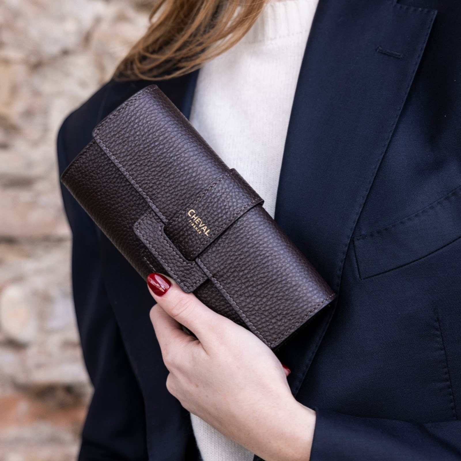 Cartera Cheval Firenze Dean Marrón Oscuro