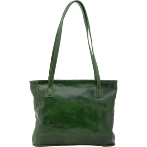 Borsa a spalla da donna - Modello Cressa - Vera pelle - 30.0 x 37.0 x 8.0 cm