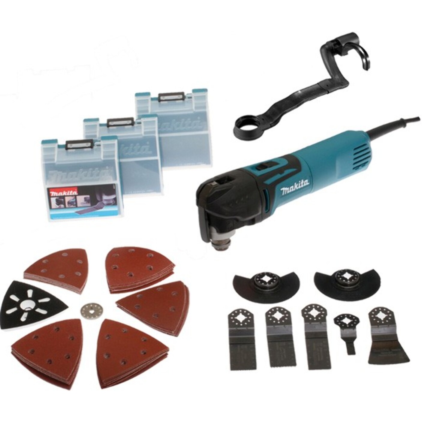 Multiherramienta oscilante MAKITA 320W + Accesorios en maletín MAK-PAC - TM3010CX3J