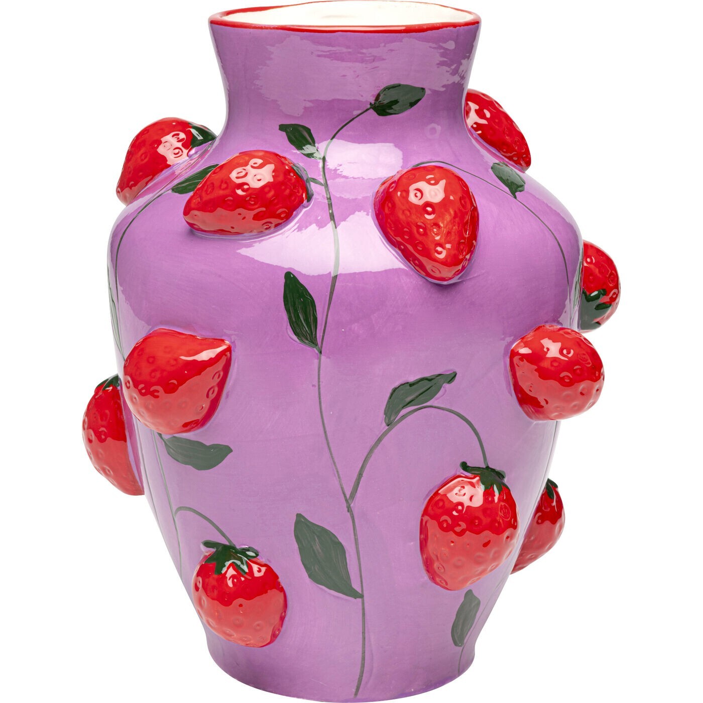 Vase fraises sauvages Kare Design