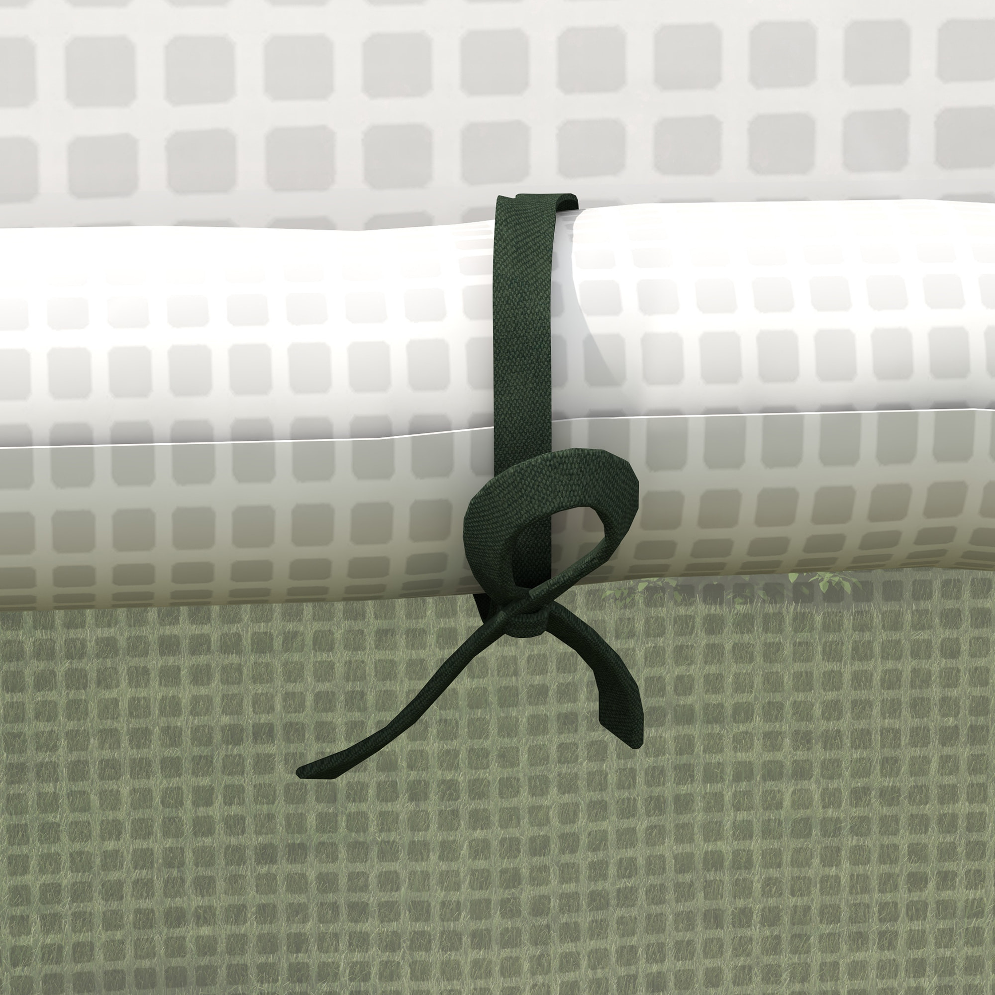 Plástico Invernadero, 140x143x190 cm, Cubierta de Repuesto para Invernadero de Polietileno con Ventana, Puerta Enrollable, Anti-UV, para Huerto, Plantas, Agricultura, Jardín, Blanco