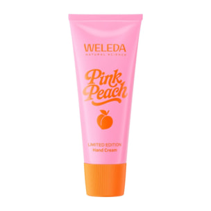 WELEDA - Pink Peach Crème Mains - 50ml - Texture légère qui pénètre rapidement - Hydrate et adoucit les mains
