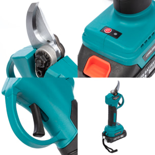 Set di strumenti elettrici 2 in 1 con motosega, forbici da potatura e manico regolabile di 2m.