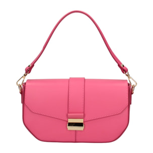 Borsa a spalla da donna - Modello False - Vera pelle - 27.0 x 15.0 x 7.0 cm
