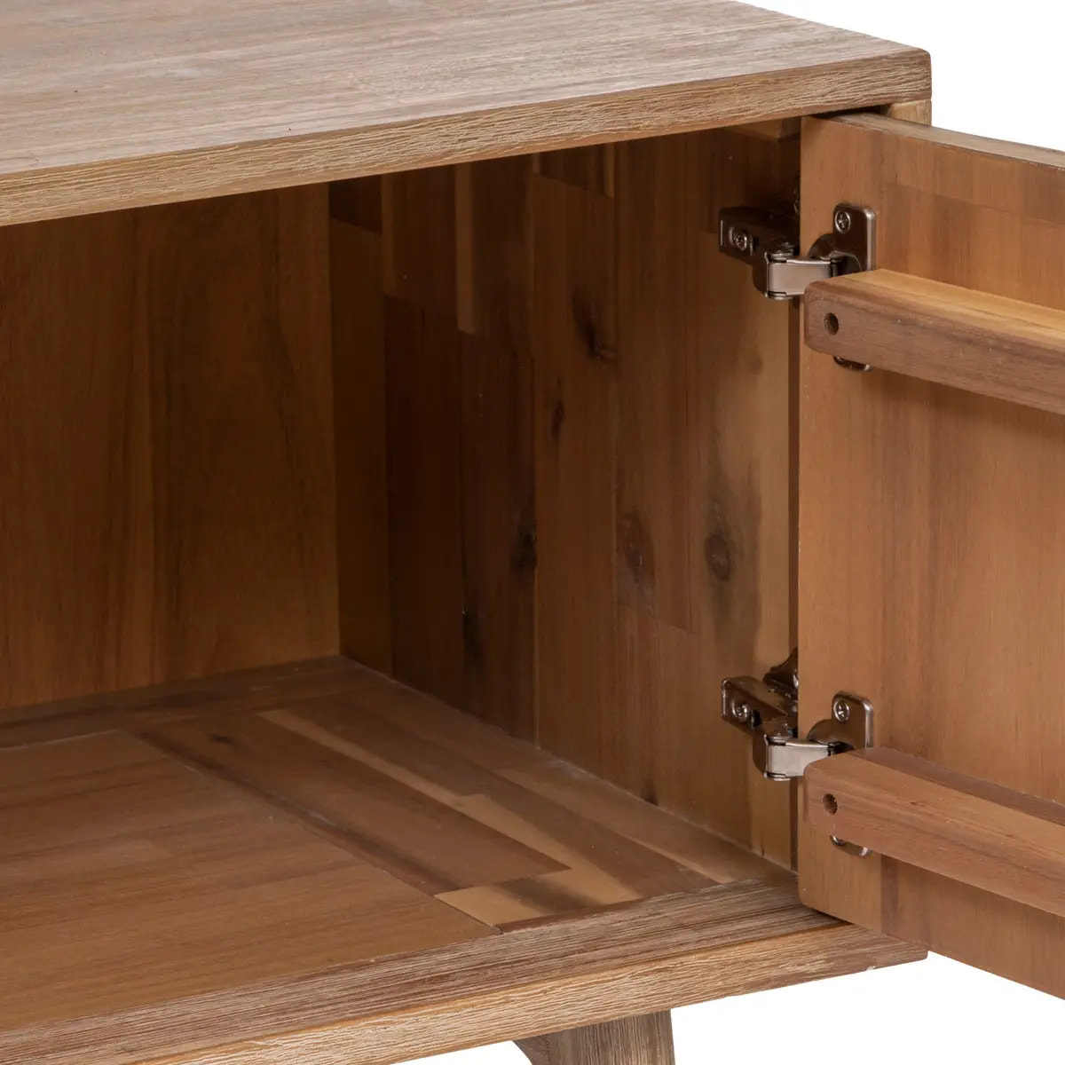 Meuble TV "Aeris" - 2 portes - bois d'acacia