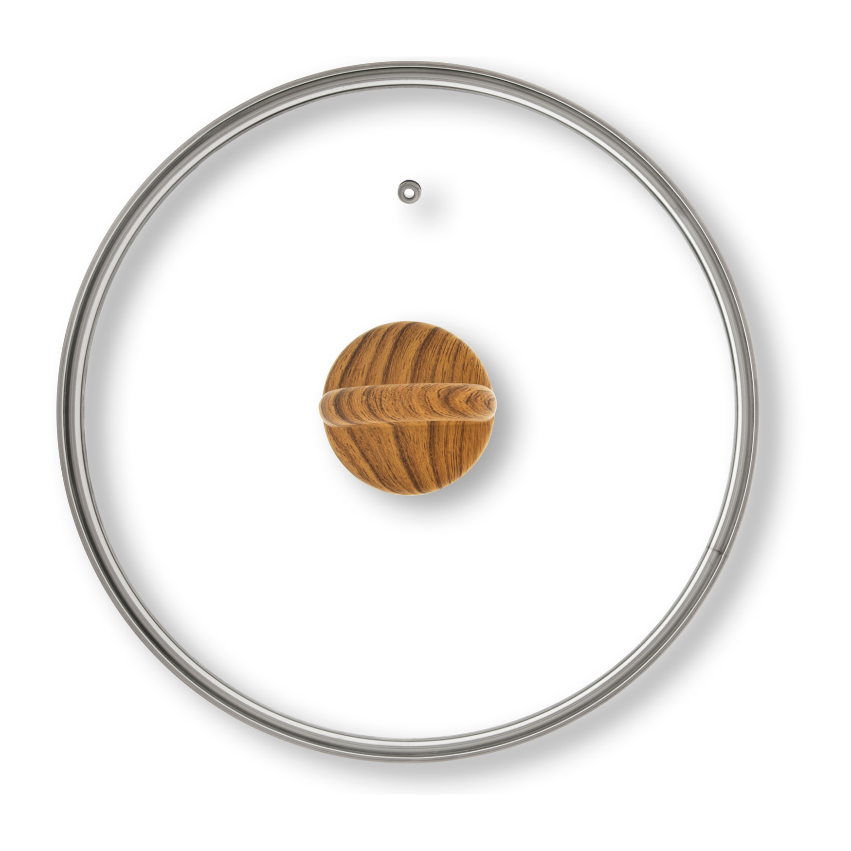 Wok 28 cm avec couvercle Excelsa – Sakura, Aluminium Noir