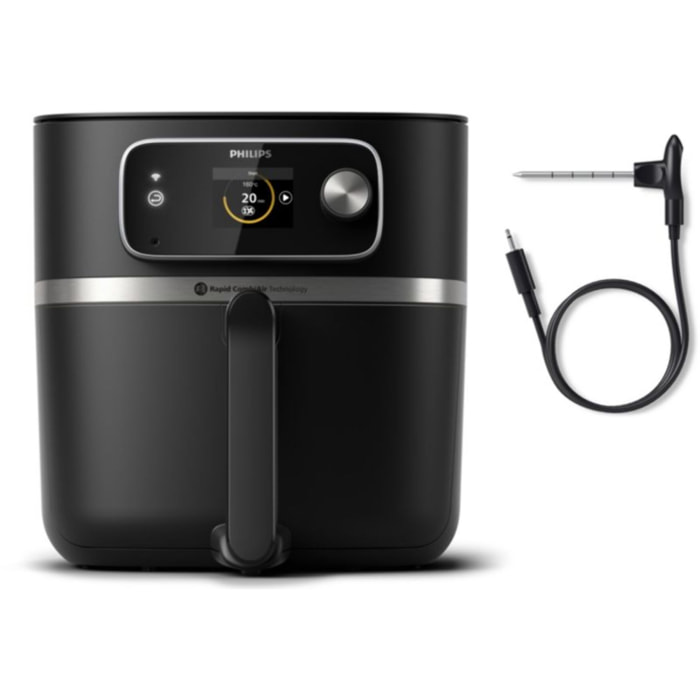 Friteuse sans huile PHILIPS Series 7000 XXL 8,3L HD9880/90 avec sonde