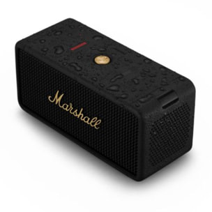 Enceinte portable MARSHALL Middleton Black & Brass - Bluetooth, étanche, autonomie 20h