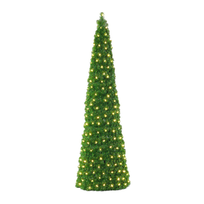 Sugarplum - Albero di Natale a Cono con 560 Luci LED in PVC Ø66x210H cm