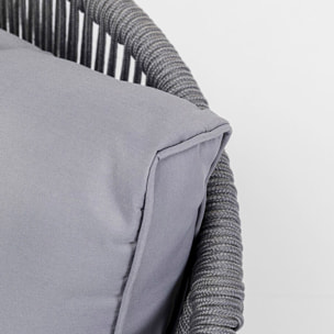 Fauteuil de jardin Elba gris Kare Design