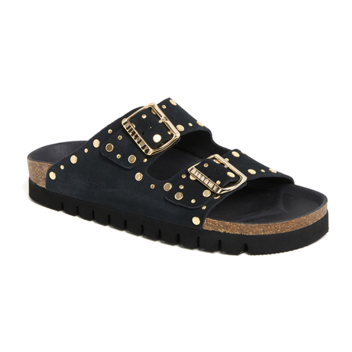 Sandalia Plataforma Negro Mujer BILLOWY NEGRO
