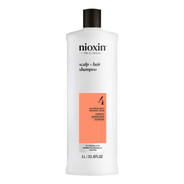 NIOXIN System 4 Shampoo Capelli Colorati Con Assott. Avanzato 1000ml