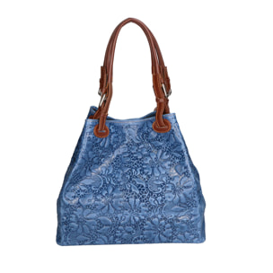 Borsa a mano da Donna Elenia in Vera Pelle Made in Italy 29x33x16 cm