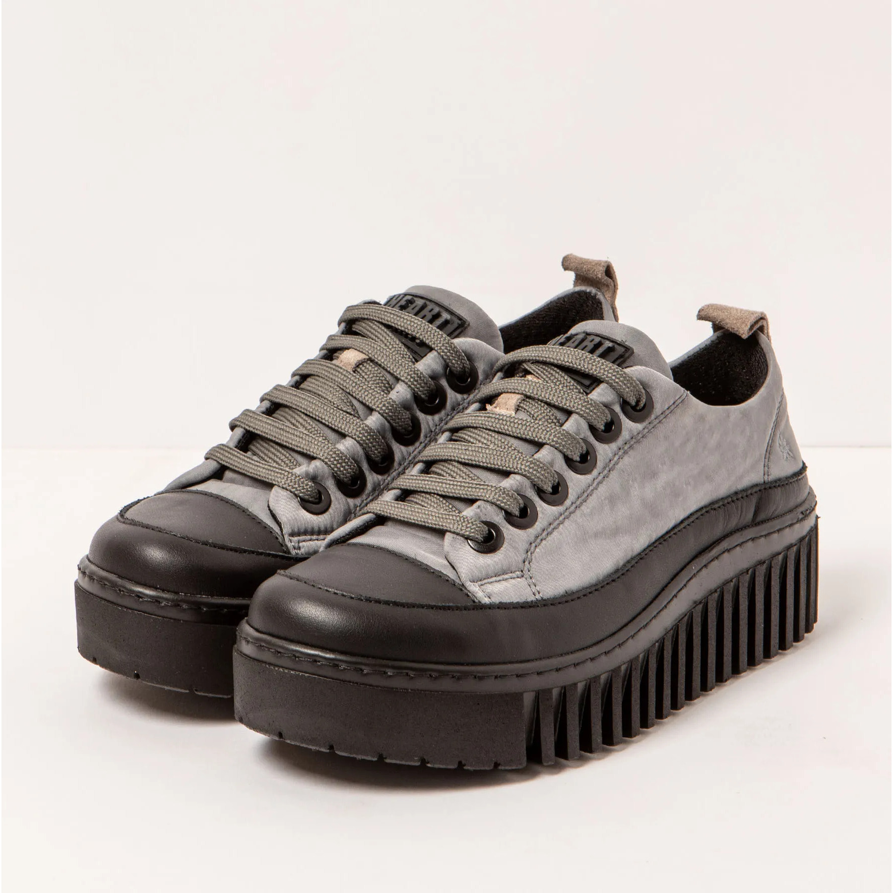 Zapatos 1518 NYLON GREY-BLACK/BRIGHTON color Grey-black
