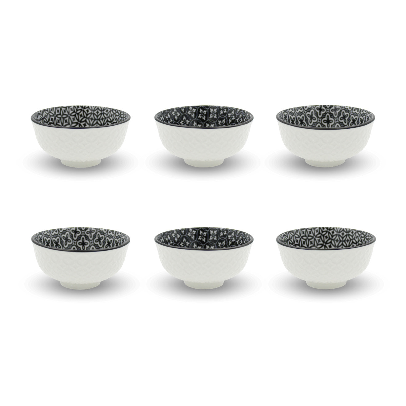 Lot de 6 petits bols, VILLA LES PINS