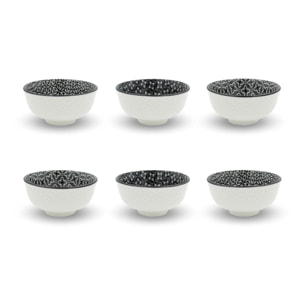 Lot de 6 petits bols, VILLA LES PINS