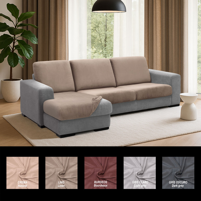 Funda TERCIOPELO ANTIMANCHAS para ASIENTO y RESPALDO modelo VERONICA