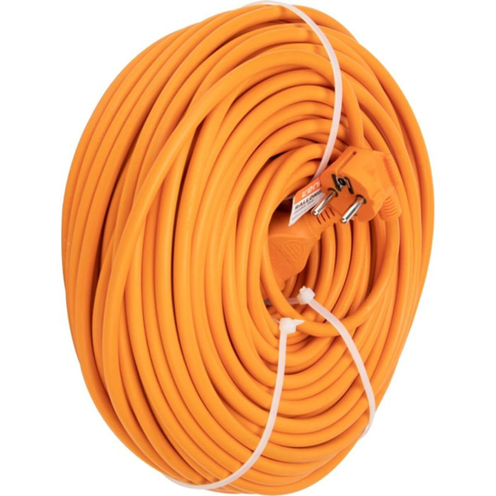 Multiprise ZENITECH jardin 16A 50m H05VV-F 3G1.5 orange
