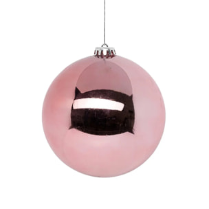 Boule de Noêl 150mm rose