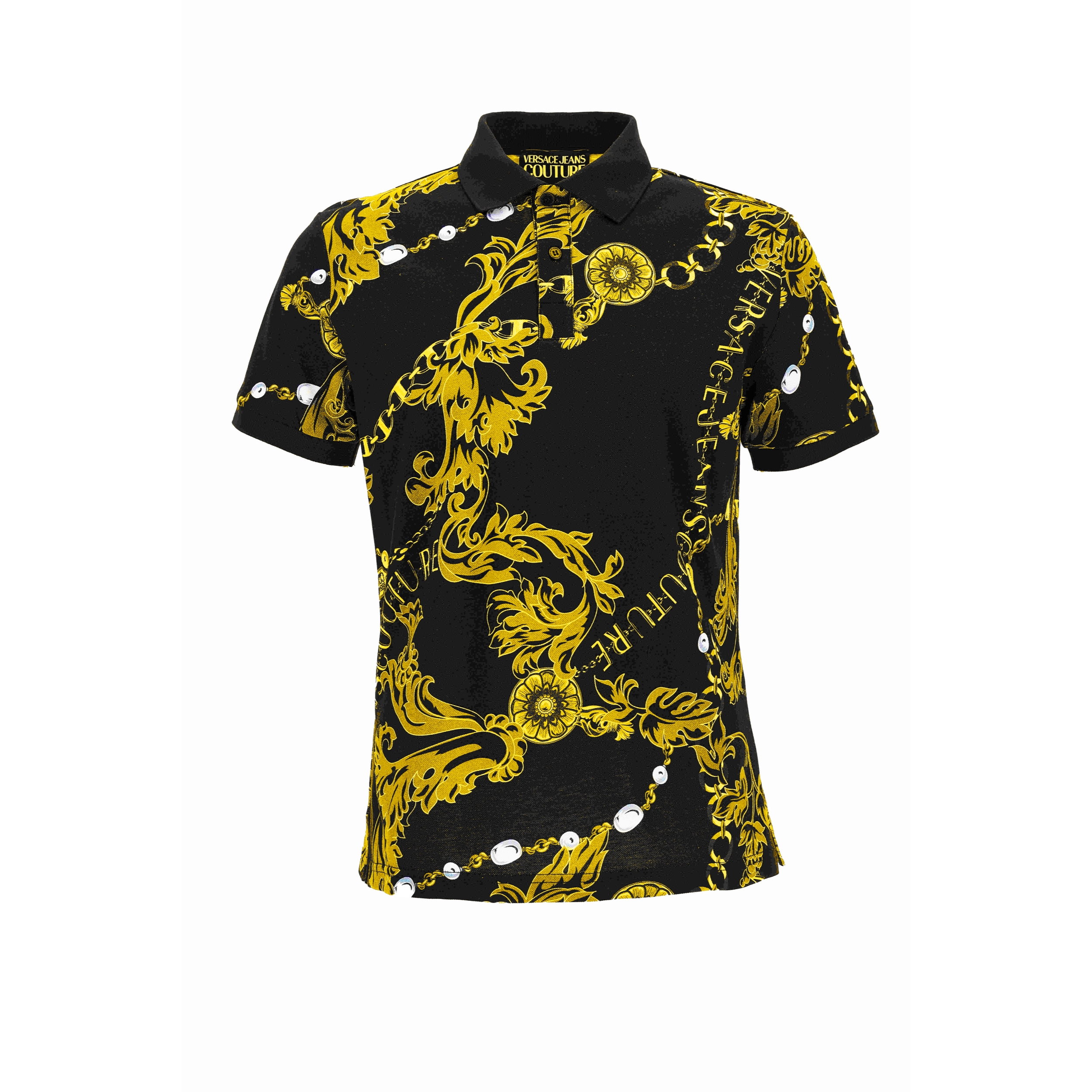 Versace Jeans Couture Camisa polo de Versace Jeans Couture con estampado barroco.