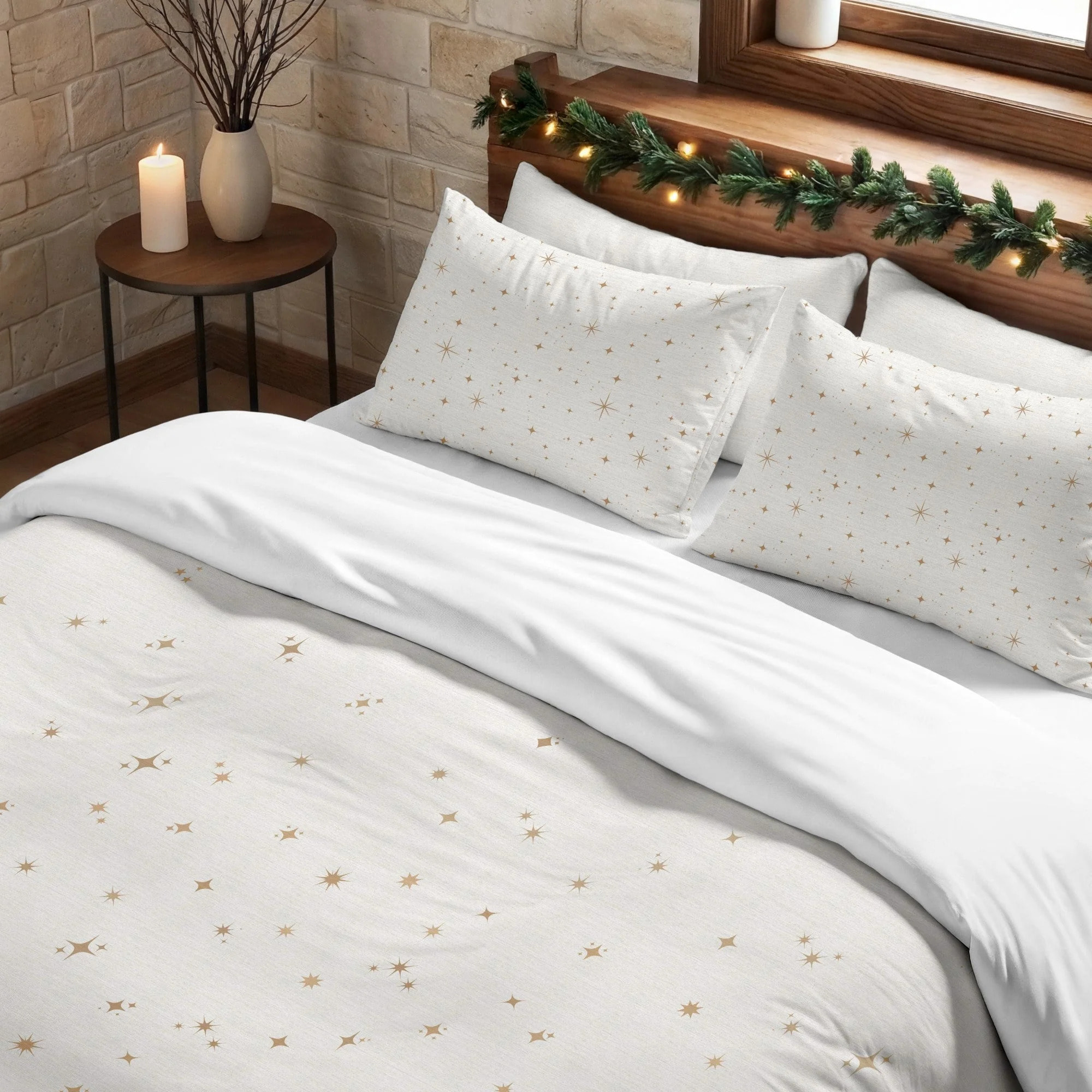 Housse de couette avec pressions Gold Stalit Sky