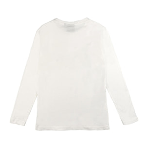 T-shirt da bambino a manica lunga con logo grande Leone 1947 Basic