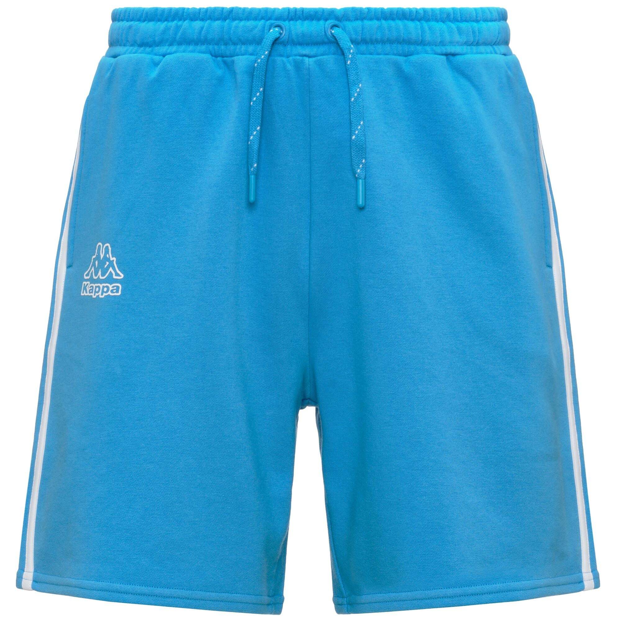Kappa - Pantaloni Corti Uomo Blu - Logo Idefi
