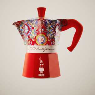 Cafetière italienne BIALETTI moka 3 tasses + café Collection D&G