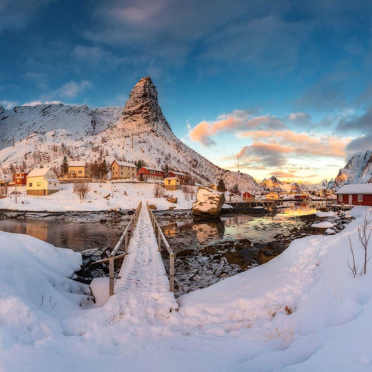 Tableau paysage Reine des Glaces Tableau plexiglas