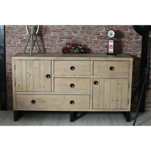Buffet 152 cm bois recyclé AUCKLAND