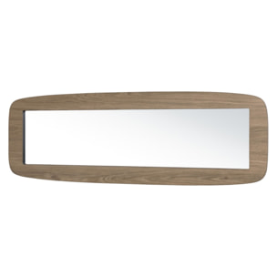 JULIA - Miroir rectangulaire angles arrondis 120x40cm couleur mocha