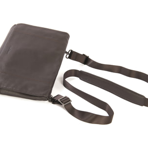 Borsa a tracolla  unisex In Vera pelle Made in Italy 23,5x34x4,5 cm