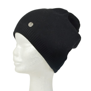 CAPPELLO DONNA TINTA UNITA NERO