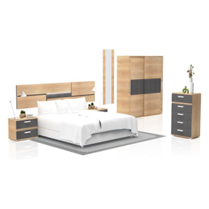 Dormitorio Ataneq Pure 5C Plus Cambria - Grafito