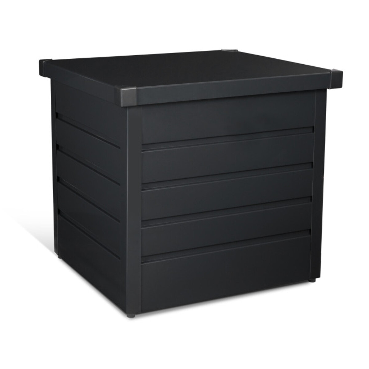 Coffre de jardin métal gris 200L