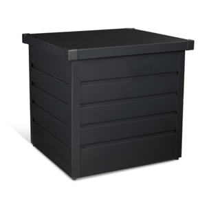 Coffre de jardin métal gris 200L