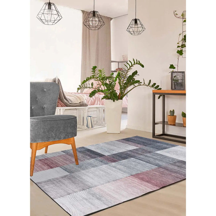 Alfombra impresa geométrica multicolor Class, varias medidas disponibles