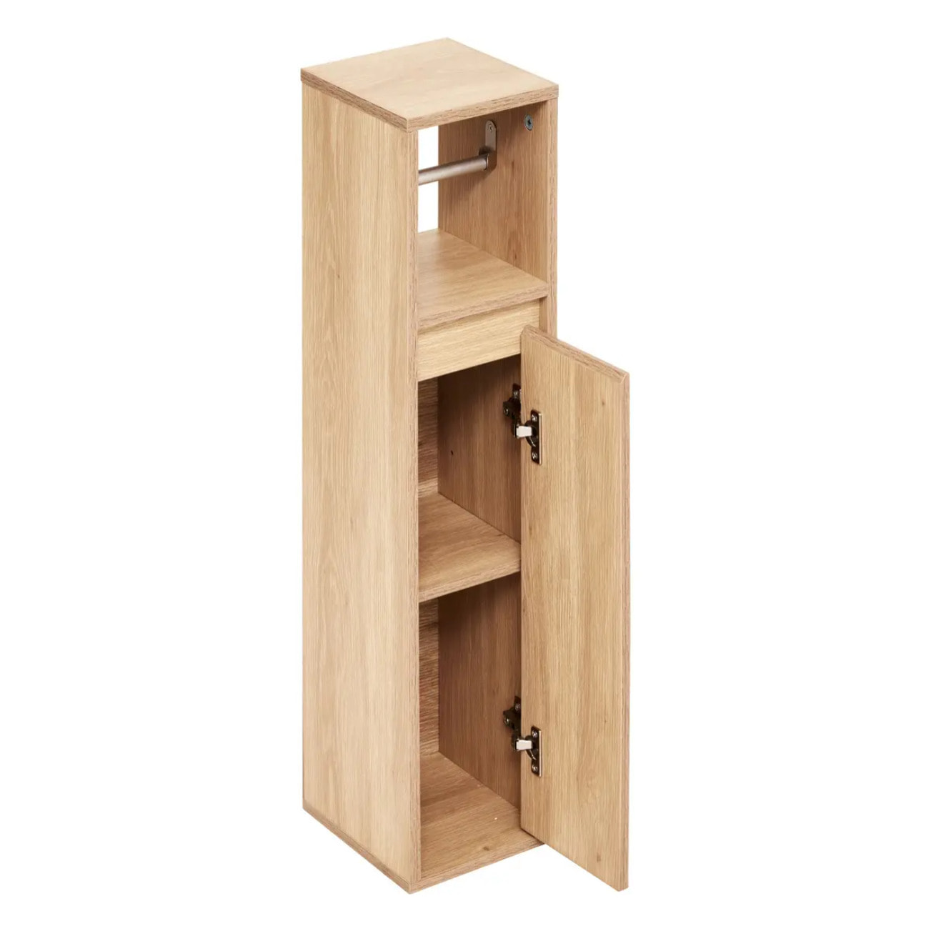 Dérouleur salle de bain Abana bois clair