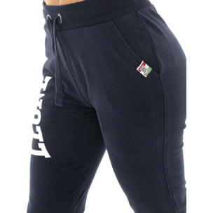 Pantalones de mujer Leone Team Line sin cepillar con logo grande