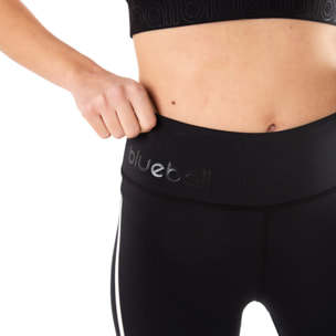 Mallas slim de cintura alta para mujer BLUEBALL Arola - Negro