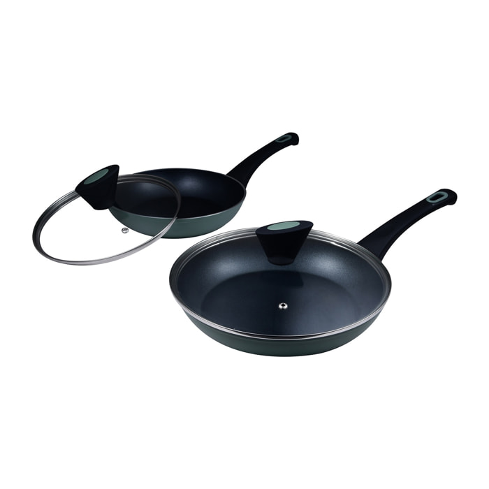 Juego de 4pzs aluminio forjado inducción ican