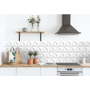 Stickers adhesivos de CERAMIKO - Triángulos 3d 50x100