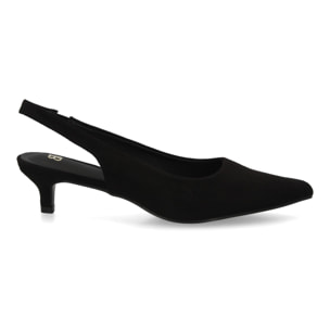 Zapato mujer slingback tacón bajo elegante