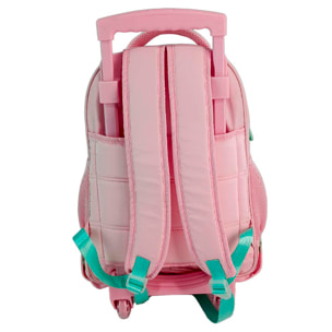 Trolley Fjo Compacto Doble Cuerpo Gran Capacidad Blin Blin Chic. Espaldera y tirantes ajustables y acolchados.