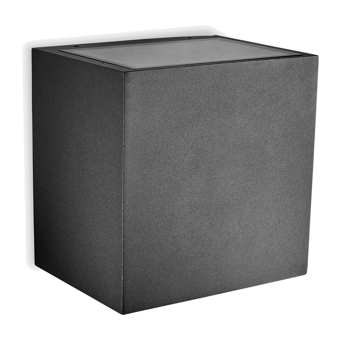 LEDS·C4 Aplique Exterior IP65 Afrodita Tech Small LED 13.9W Blanco Cálido 3000K, Emisión Doble