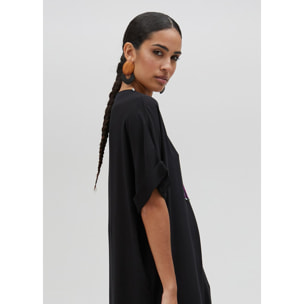 Kurta vestito midi con strass