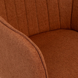 Fauteuil "Visoca" ambre