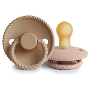 Frigg Pack 2 Chupetes Block Latex Rope